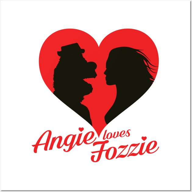 Angie Loves Fozzie Wall Art by BRAVOMAXXX